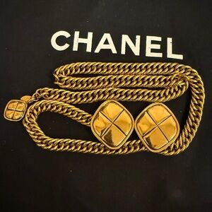 CHANEL Gold Chain Belt